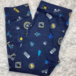 4T Old Navy Boys Leggings Camping theme VGUC